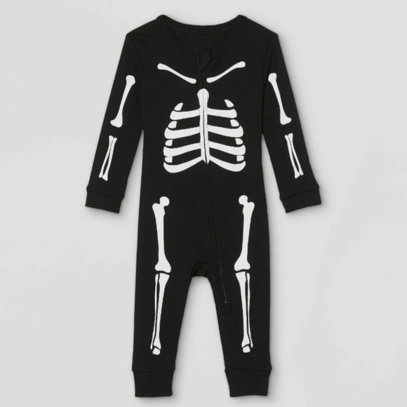 NWT Target One Piece Family Sleep Pajama Long Sleeve Baby Infant Halloween New - Picture 3 of 3